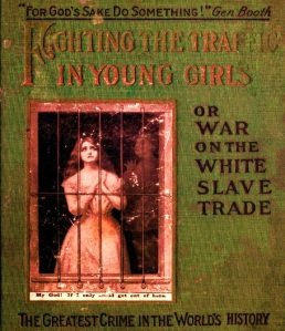 Cover of a 1910 book on "white slavery" by Ernest Bell
