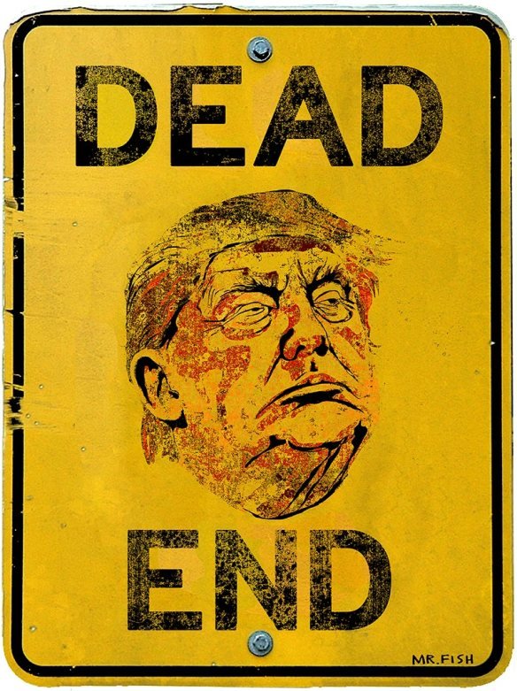 "Dead End," by Mr. Fish, 2016